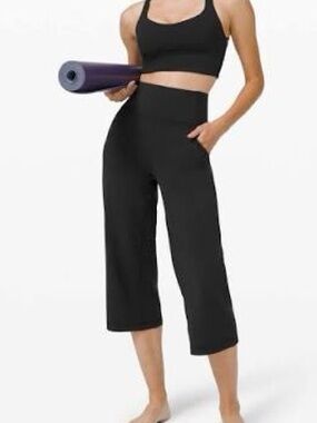 Lululemon Align Wide Leg Crop 23" Black